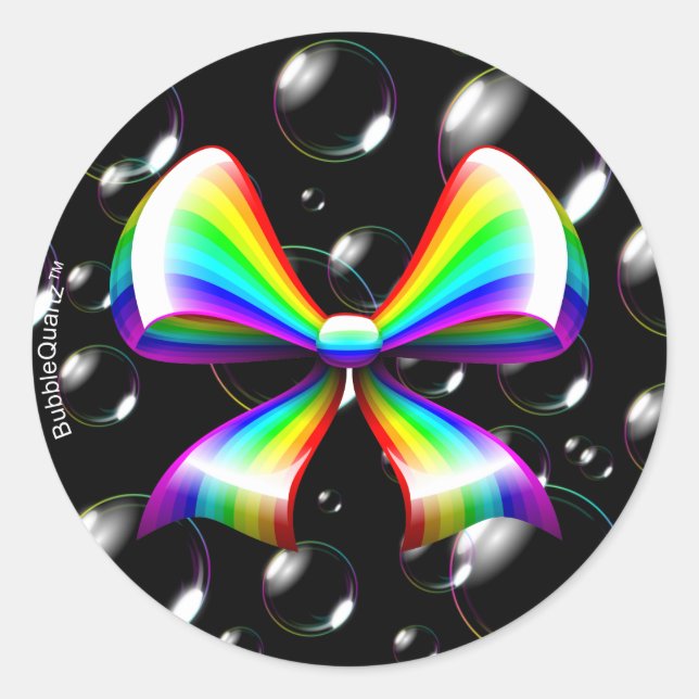 Etiquetas de fita arco-íris (Frente)