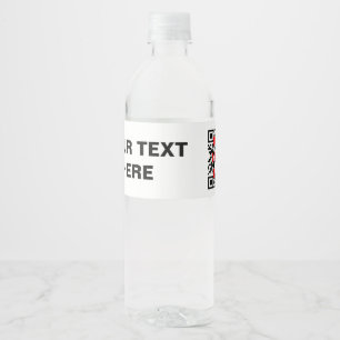 Etiquetas de Garrafa de Água Personalizáveis (Conj