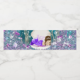 Etiquetas de Garrafas de Água de Mermaid