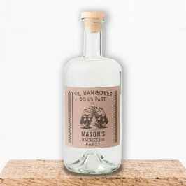 Etiquetas de Garrafas de Licor do Partido do Solte