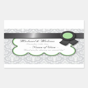 Etiquetas De Garrafas De Vinho De Casamento tema d