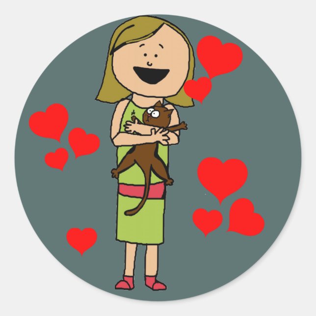 Etiquetas de gatinho (Frente)