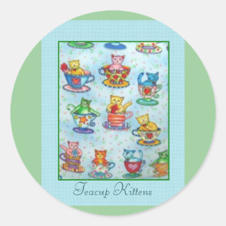 Etiquetas de Gatinhos Teacup