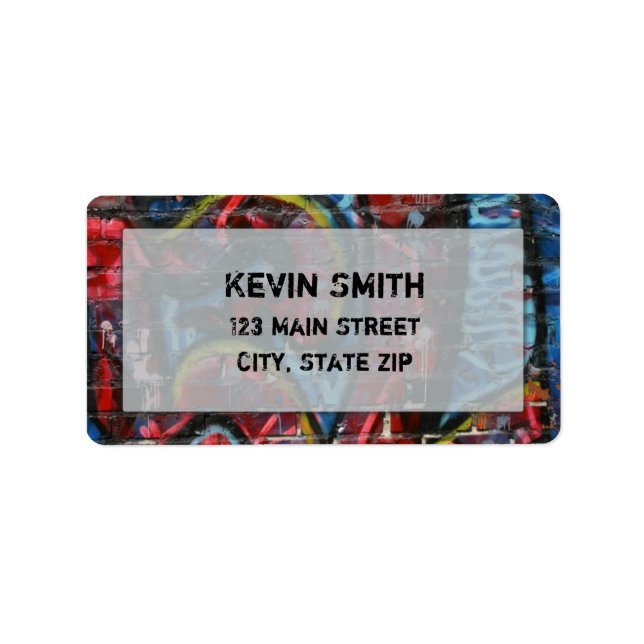 Etiquetas de grafite (Frente)