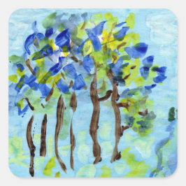 Etiquetas de grogue azuis