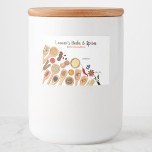 Etiquetas de Herbs e Especiais Personalizáveis