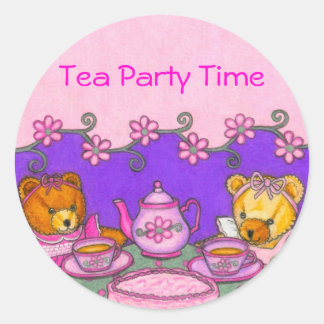 Etiquetas de Hora do Tea Party ~ Personalizar Mens