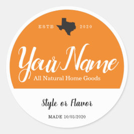 Etiquetas de Jar e Lid personalizadas - Adicione s