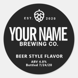 Etiquetas de latência de cerveja personalizadas -