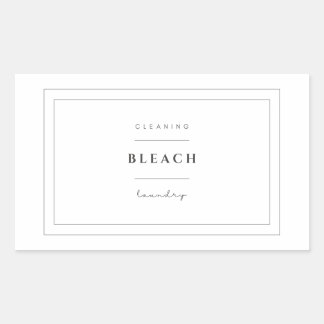 Etiquetas de lavagem de roupa