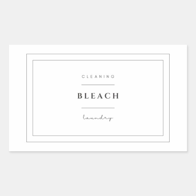 Etiquetas de lavagem de roupa (Frente)