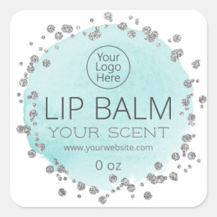 Etiquetas de Lip Balm Hidratante de Logotipo de Po