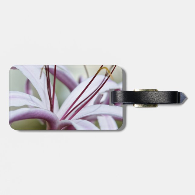 Etiquetas de Lírio para Bagagem - Personalizadas (Traseira Horizontal)