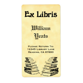Etiquetas de Livros Personalizados Ex Libris Vinta