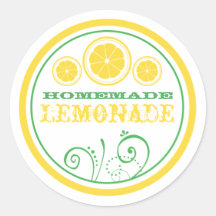 Etiquetas de logotipo de suporte da Lemonade