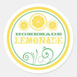 Etiquetas de logotipo de suporte da Lemonade