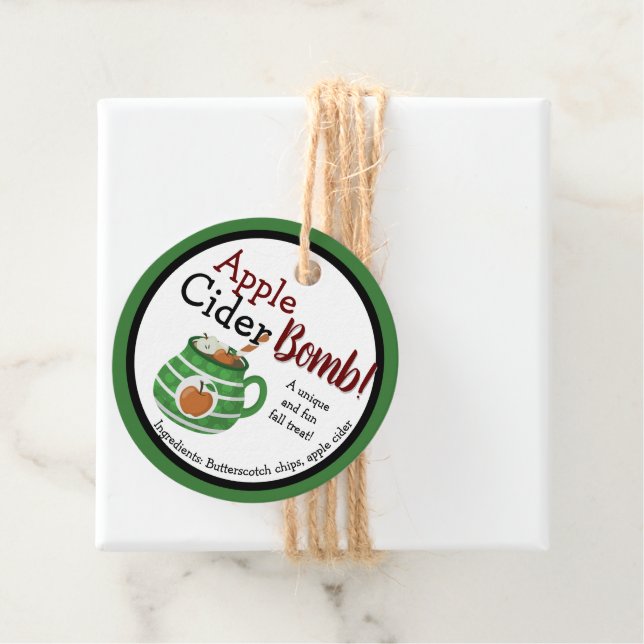 Etiquetas de Maçã de Queda Personalizada (In Situ)