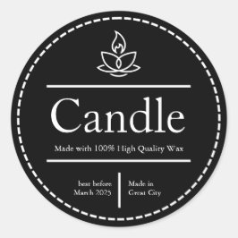 etiquetas de manteiga corporal, etiquetas de vela,