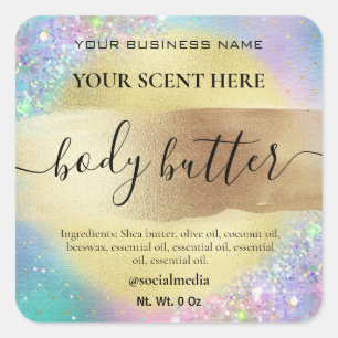 Etiquetas de Manteiga Dourada de algodão doce Pas