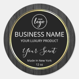 Etiquetas de Manteiga Preta de Madeira