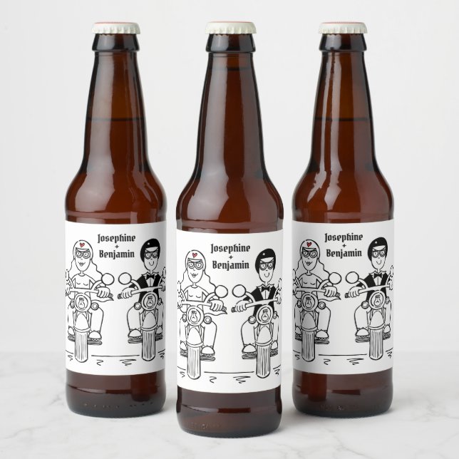 Etiquetas de Maquinaria de Motocicleta Personaliza (Garrafas)