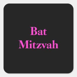 Etiquetas de Mitzvah do bastão