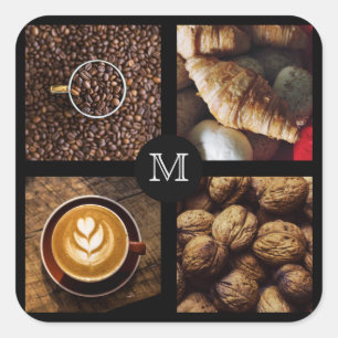 Etiquetas de monograma personalizadas de foodie 3