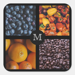 Etiquetas de monograma personalizadas de foodie 7