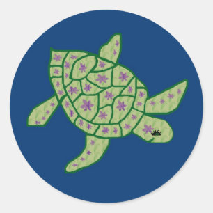 Etiquetas de Nani Honu (tartaruga de mar bonita)