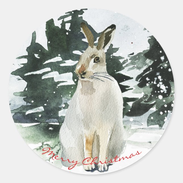 Etiquetas de natal de Merry (Frente)