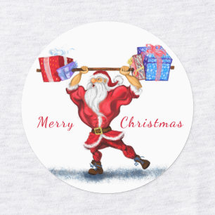 Etiquetas de Natal Engraçadas Papais noeis de Cria