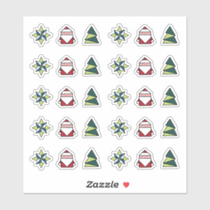 Etiquetas de Natal Origami