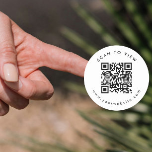 Etiquetas de Negócio Código QR de Verificação Arre