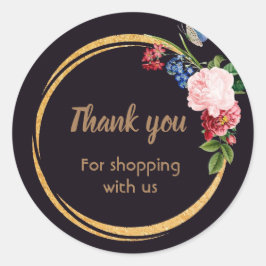 Etiquetas de negócio preto