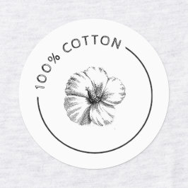 Etiquetas de Negócios de Flor de Algodão Vintage a