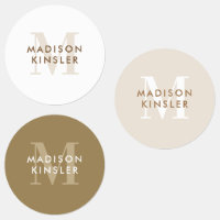 Etiquetas de Nome à Prova de Água do Boho Inicial 