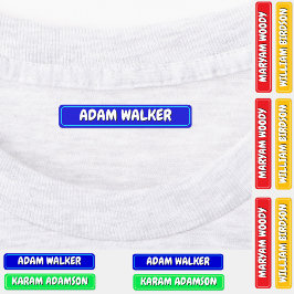 Etiquetas de Nome à prova de água para acampamento