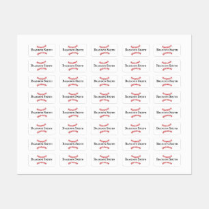 Etiquetas de Nome de Design de Montagem de Basebal