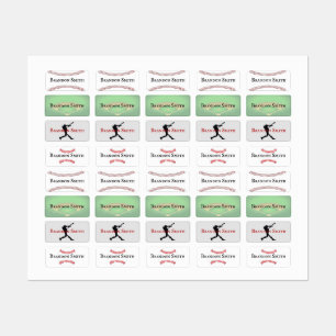 Etiquetas de nome de Designs de beisebol