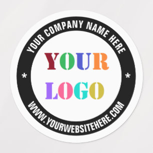 Etiquetas de nome de logotipo personalizado no sit