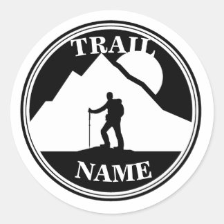 Etiquetas de nome de Trilha Letterboxing