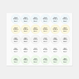 Etiquetas de Nome para Roupas de Casa de Cuidados