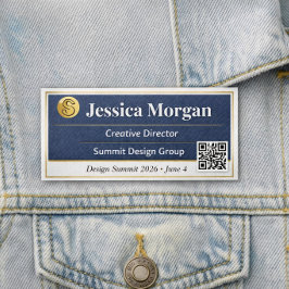 Etiquetas de Nome Personalizadas | Crachás Elegant