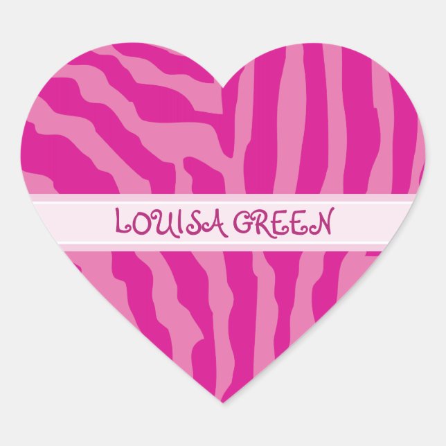 ETIQUETAS DE NOME PERSONALIZADAS: impressão animal (Frente)