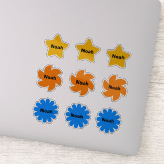 Etiquetas de nome personalizadas para crianças