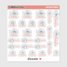 Etiquetas de Nome Personalizado de Pessoas Desenha