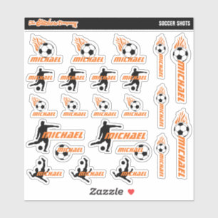 Etiquetas de nome personalizado do futebol Escola