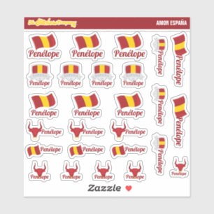 Etiquetas de Nome Personalizado Espanhol   ESPANHA