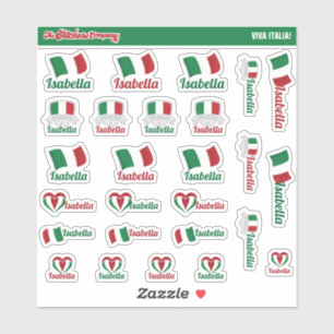 Etiquetas de nome personalizado italiano   Itália