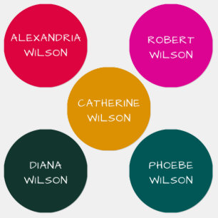 Etiquetas de Nomeação Personalizadas